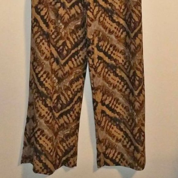 No Boundaries women's strapless jumpsuit Brown animal print L (11-13) W-317 - Picture 4 of 5